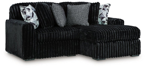 Midnight-Madness Sectional with Chaise - Luxe Home Furnishings (Jersey City, NJ)
