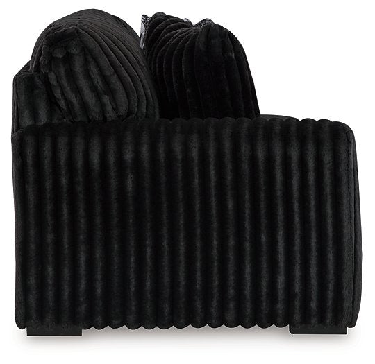 Midnight-Madness Sectional with Chaise - Luxe Home Furnishings (Jersey City, NJ)