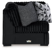 Midnight-Madness Sectional with Chaise - Luxe Home Furnishings (Jersey City, NJ)