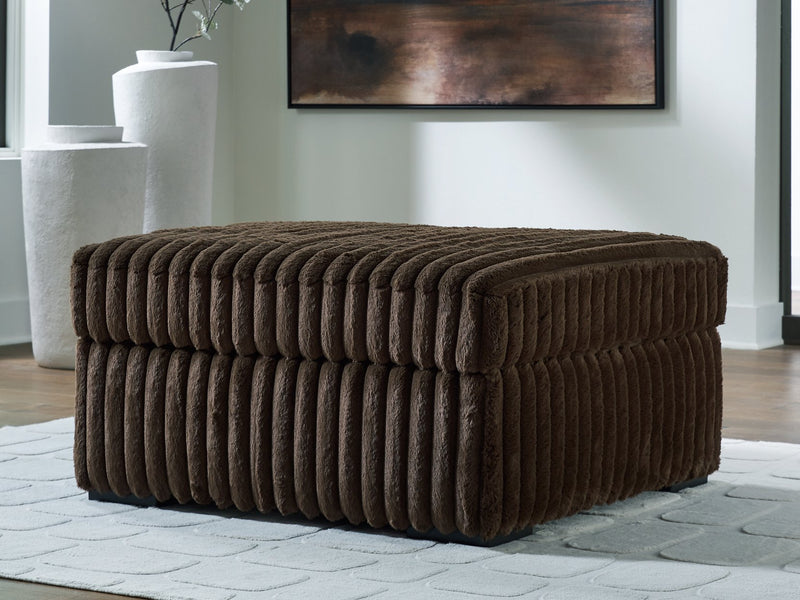 Midnight-Madness Oversized Accent Ottoman - Luxe Home Furnishings (Jersey City, NJ)