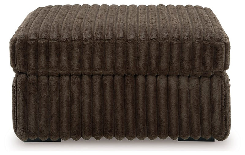 Midnight-Madness Oversized Accent Ottoman - Luxe Home Furnishings (Jersey City, NJ)