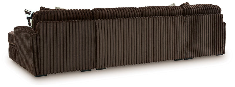 Midnight-Madness Sectional with Chaise - Luxe Home Furnishings (Jersey City, NJ)