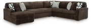 Midnight-Madness Sectional with Chaise - Luxe Home Furnishings (Jersey City, NJ)
