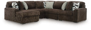 Midnight-Madness Sectional with Chaise - Luxe Home Furnishings (Jersey City, NJ)