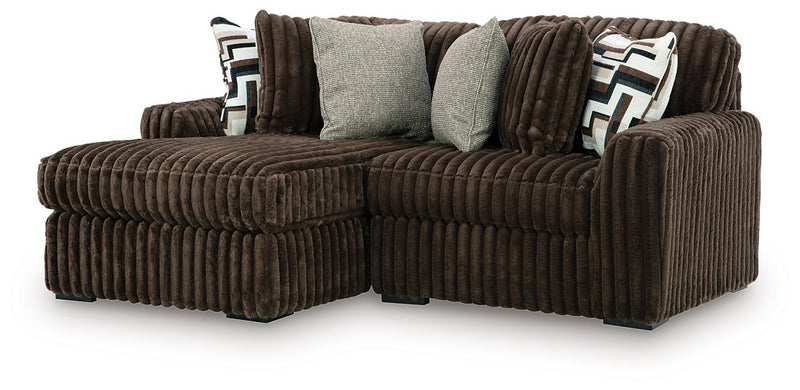 Midnight-Madness Sectional with Chaise - Luxe Home Furnishings (Jersey City, NJ)
