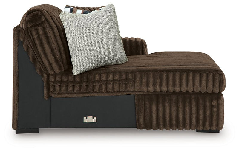 Midnight-Madness Sectional with Chaise - Luxe Home Furnishings (Jersey City, NJ)