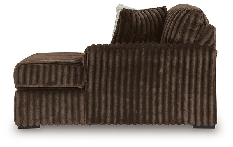 Midnight-Madness Sectional with Chaise - Luxe Home Furnishings (Jersey City, NJ)