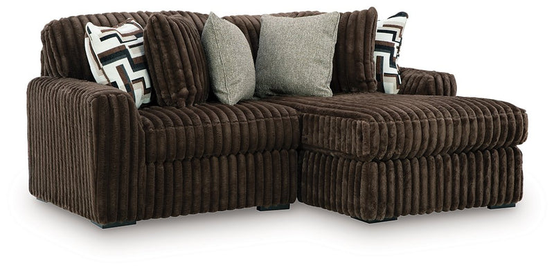 Midnight-Madness Sectional with Chaise - Luxe Home Furnishings (Jersey City, NJ)