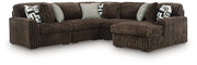 Midnight-Madness Sectional with Chaise - Luxe Home Furnishings (Jersey City, NJ)