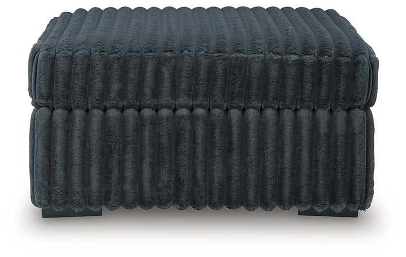 Midnight-Madness Oversized Accent Ottoman - Luxe Home Furnishings (Jersey City, NJ)