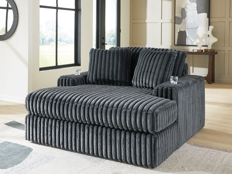 Midnight-Madness Oversized Chaise - Luxe Home Furnishings (Jersey City, NJ)