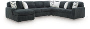 Midnight-Madness Sectional with Chaise - Luxe Home Furnishings (Jersey City, NJ)