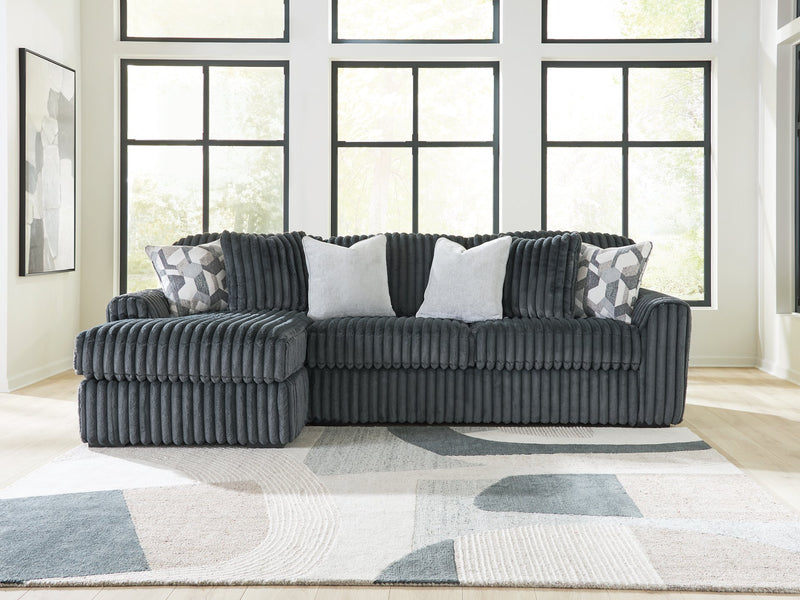 Midnight-Madness Sectional Sofa with Chaise - Luxe Home Furnishings (Jersey City, NJ)