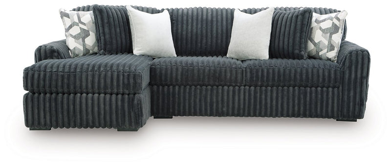 Midnight-Madness Sectional Sofa with Chaise - Luxe Home Furnishings (Jersey City, NJ)