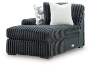 Midnight-Madness Sectional Sofa with Chaise - Luxe Home Furnishings (Jersey City, NJ)
