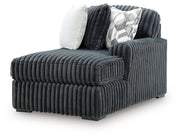 Midnight-Madness Double Chaise 3-Piece Sectional - Luxe Home Furnishings (Jersey City, NJ)