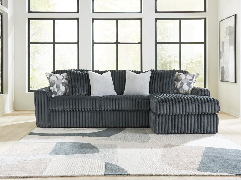 Midnight-Madness Sectional Sofa with Chaise - Luxe Home Furnishings (Jersey City, NJ)