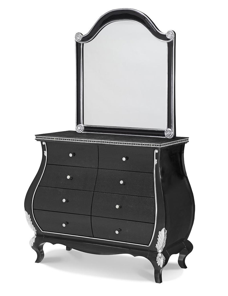 Aico Hollywood Swank Bombe Chest Mirror