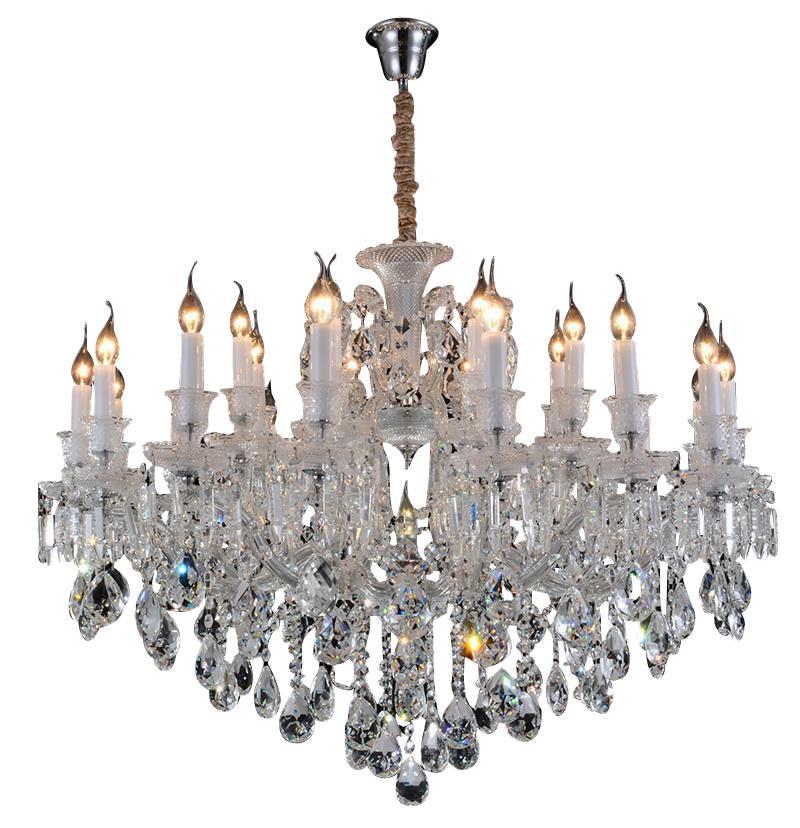 Lighting Chambord 19 Light Chandelier in Clear and Chrome