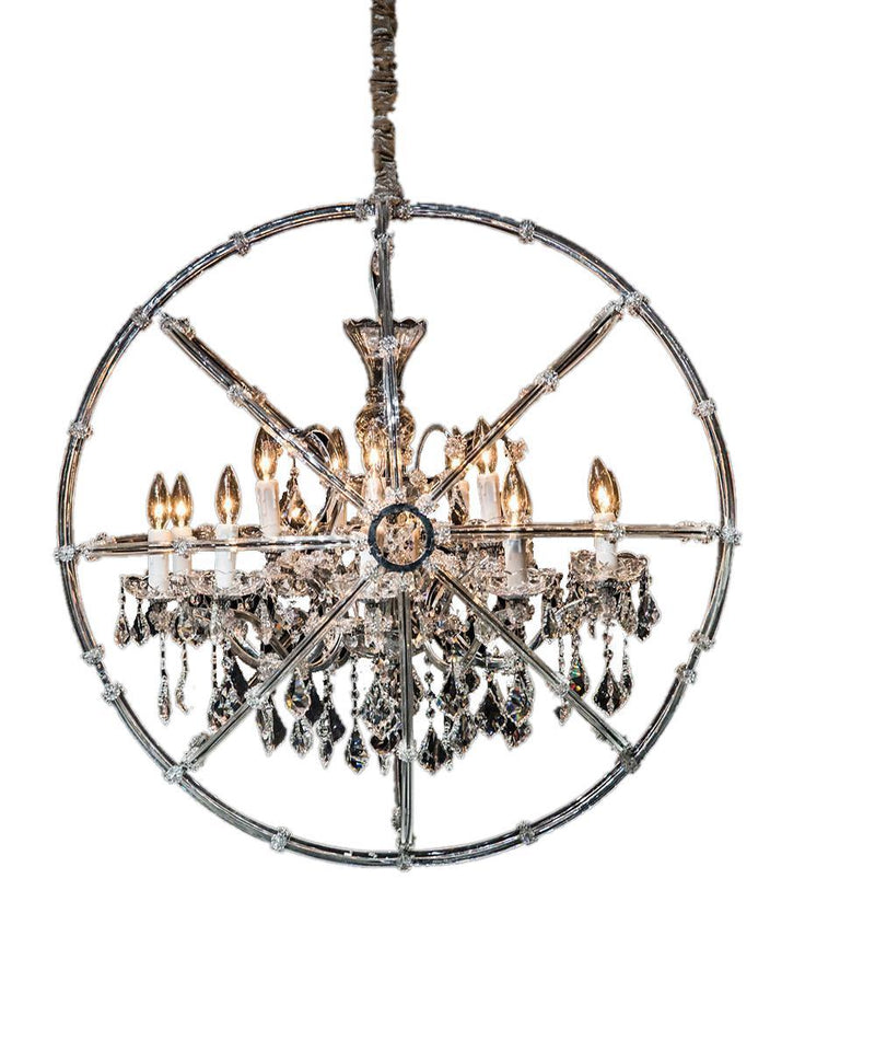 Lighting Pena 15 Light Chandelier in Clear and Chrome