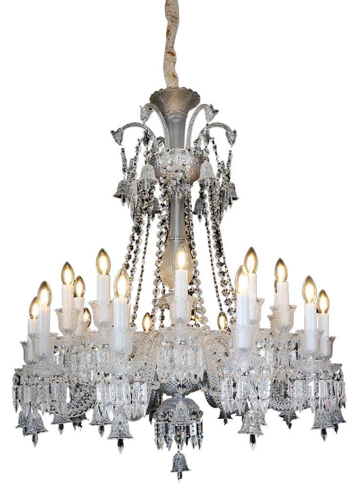 Lighting Treviso 20 Light Chandelier in Clear and Chrome