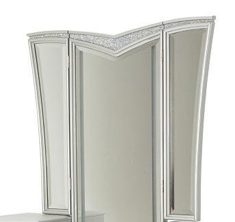 Melrose Plaza Vanity Mirror in Dove