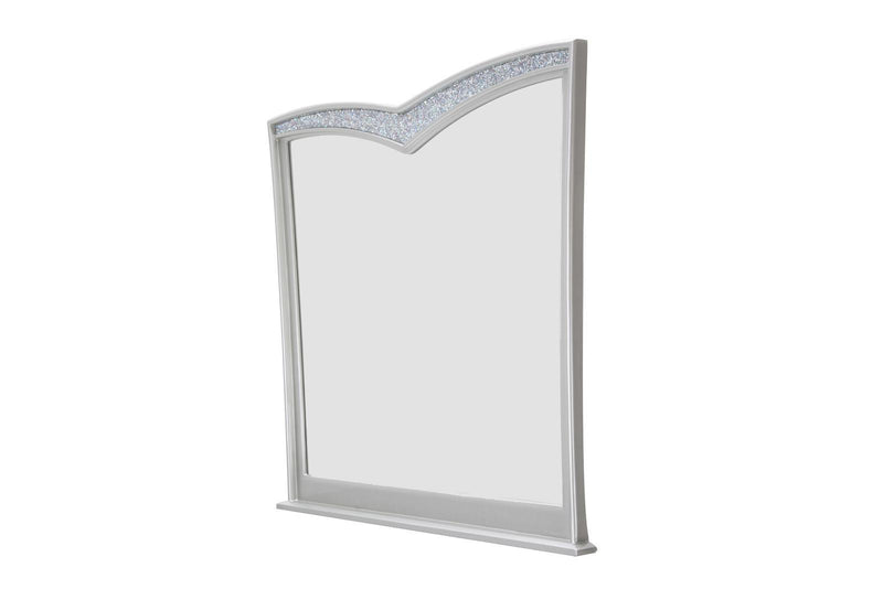 Melrose Plaza Wall Mirror in Dove