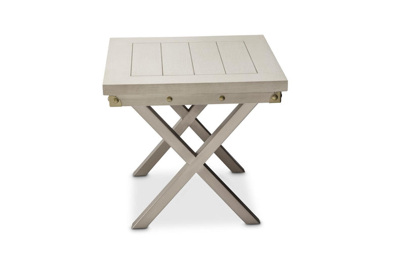 Menlo Station End Table in DoveGray