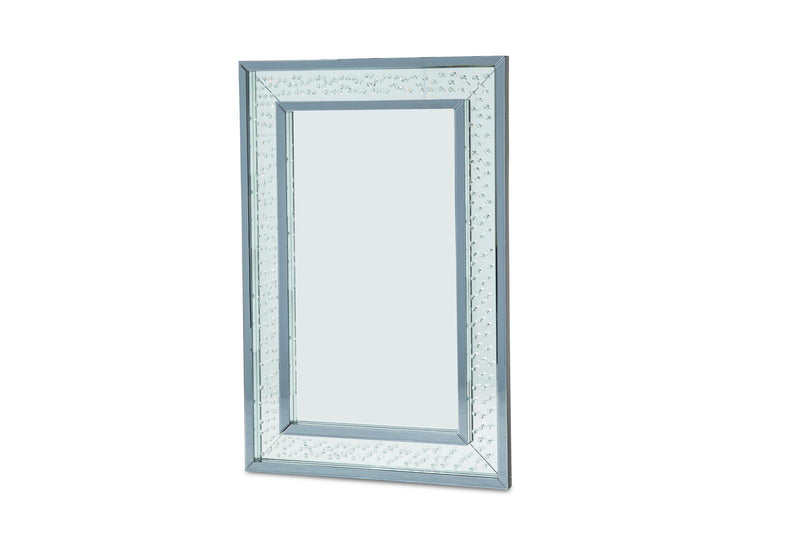 Montreal Rect Wall Decor Crystal Framed Mirror FS-MNTRL261