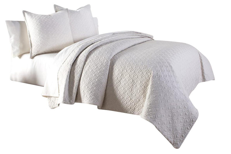 Taylor 3-pc King Coverlet/Duvet Set in Linen