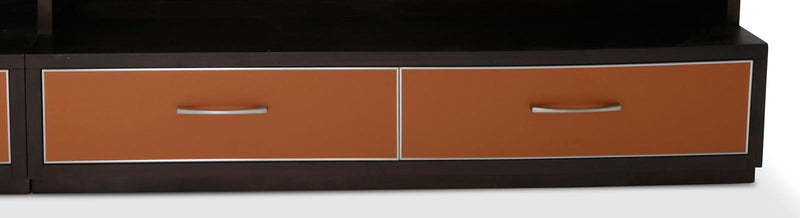 21 Cosmopolitan Right Entertainment Base in Umber/Orange