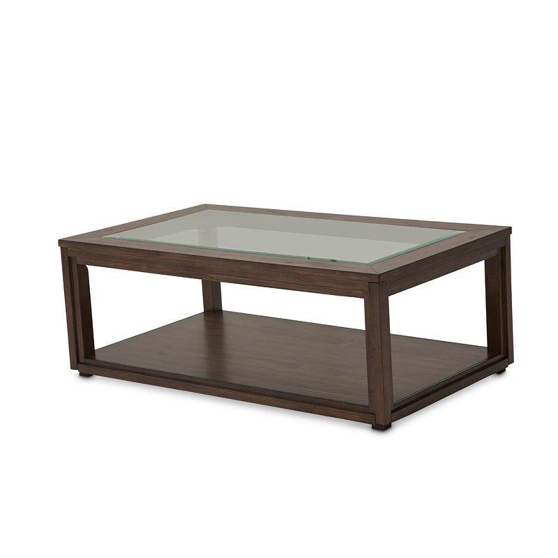 Carrollton Rectangular Cocktail Table in Rustic Ranch