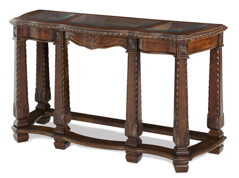 Windsor Court Sofa Table in Vintage Fruitwood