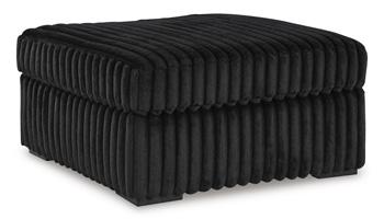 Midnight-Madness Oversized Accent Ottoman - Luxe Home Furnishings (Jersey City, NJ)