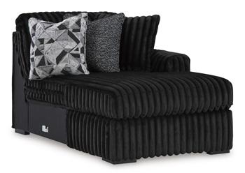 Midnight-Madness Sectional with Chaise - Luxe Home Furnishings (Jersey City, NJ)