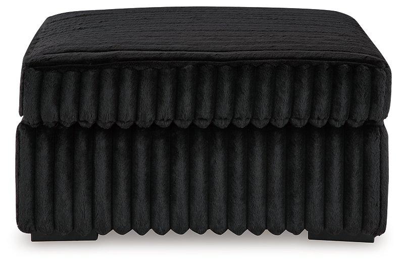 Midnight-Madness Oversized Accent Ottoman - Luxe Home Furnishings (Jersey City, NJ)