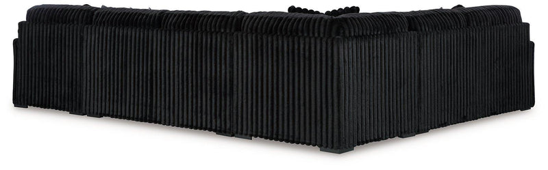 Midnight-Madness Sectional with Chaise - Luxe Home Furnishings (Jersey City, NJ)