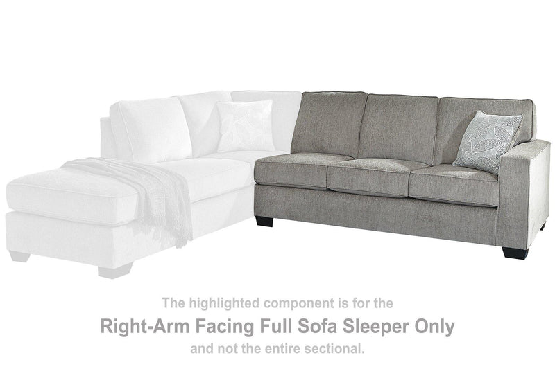 Altari Sleeper Sectional with Chaise - Luxe Home Furnishings (Jersey City, NJ)