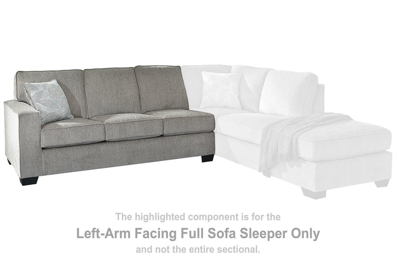 Altari Sleeper Sectional with Chaise - Luxe Home Furnishings (Jersey City, NJ)
