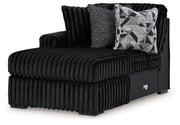 Midnight-Madness Sectional with Chaise - Luxe Home Furnishings (Jersey City, NJ)