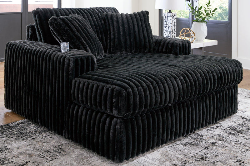 Midnight-Madness Oversized Chaise - Luxe Home Furnishings (Jersey City, NJ)