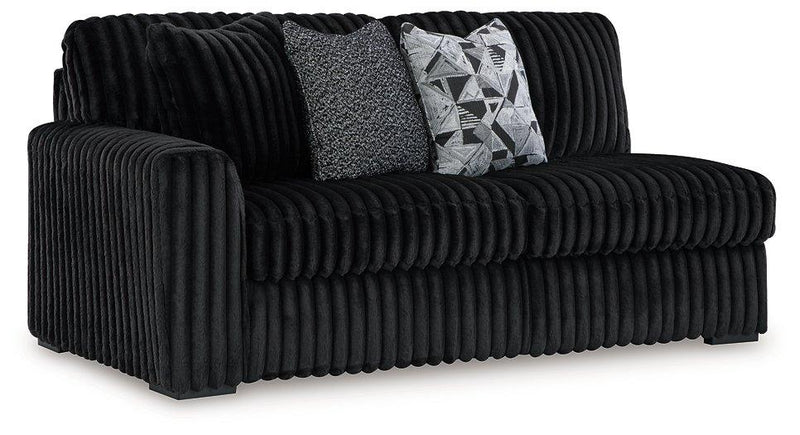 Midnight-Madness Sectional with Chaise - Luxe Home Furnishings (Jersey City, NJ)