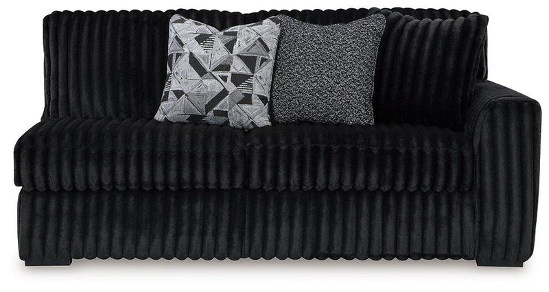 Midnight-Madness Sectional with Chaise - Luxe Home Furnishings (Jersey City, NJ)