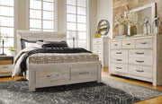 Bellaby Bed with 2 Storage Drawers - Luxe Home Furnishings (Jersey City, NJ)