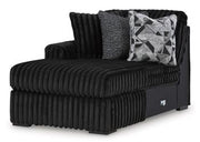 Midnight-Madness Sectional with Chaise - Luxe Home Furnishings (Jersey City, NJ)