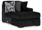 Midnight-Madness Sectional with Chaise - Luxe Home Furnishings (Jersey City, NJ)