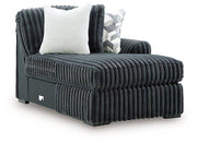Midnight-Madness Sectional with Chaise - Luxe Home Furnishings (Jersey City, NJ)