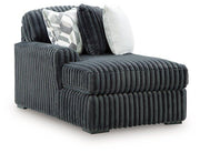 Midnight-Madness Sectional with Chaise - Luxe Home Furnishings (Jersey City, NJ)