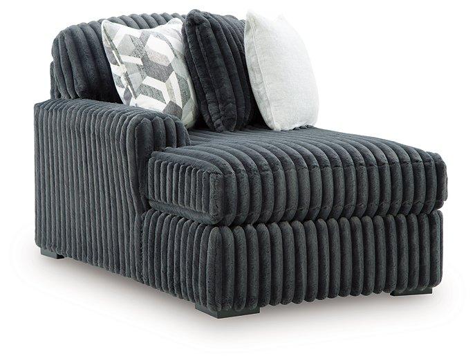 Midnight-Madness Sectional with Chaise - Luxe Home Furnishings (Jersey City, NJ)