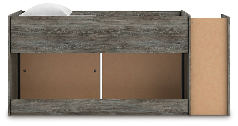 Frandern Loft Bed with Bookcase and Drawer Storage - Luxe Home Furnishings (Jersey City, NJ)